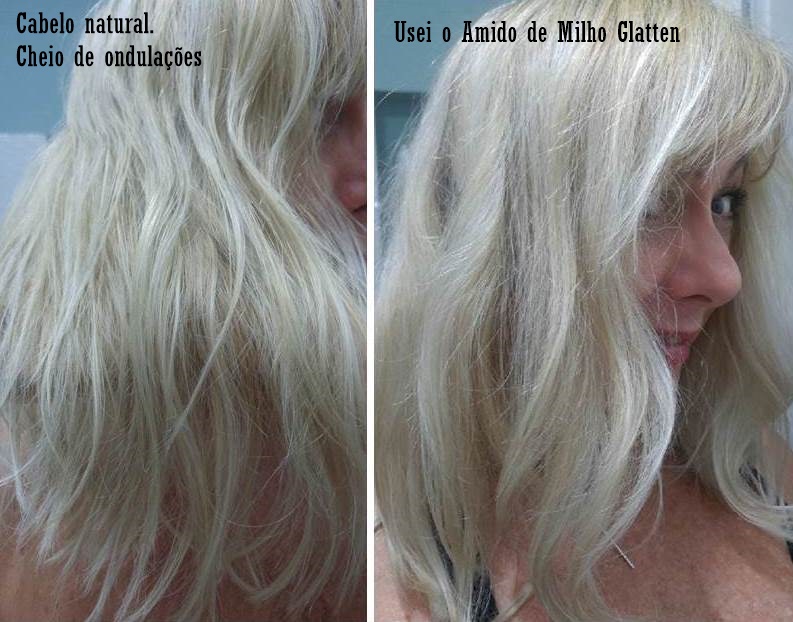 Amido de Milho Glatten - antes e depois