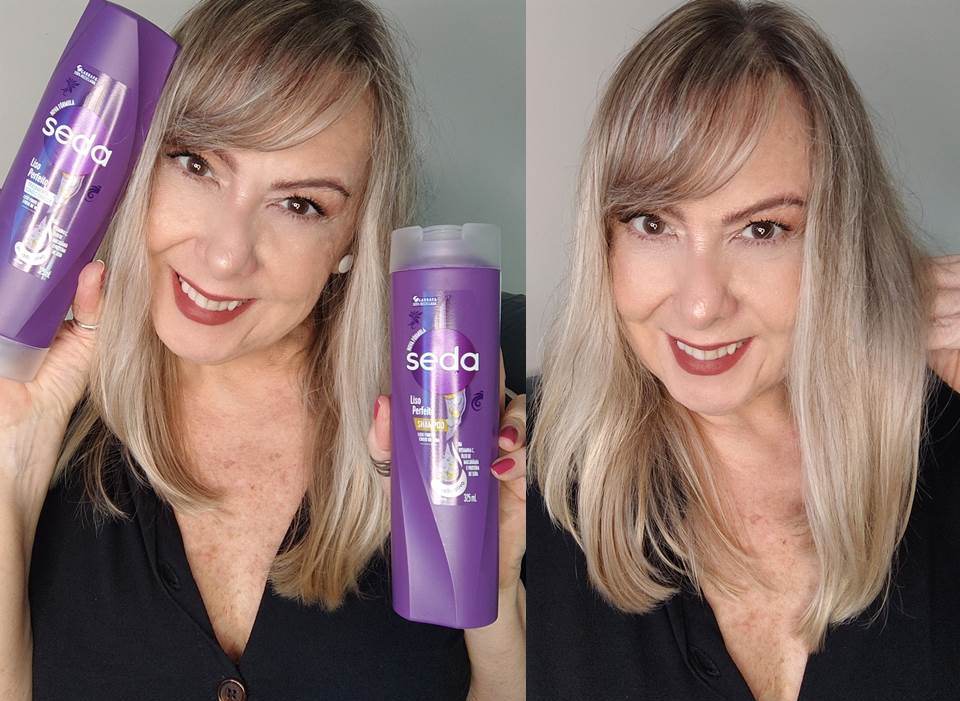 RESULTADO Shampoo e Condicionador Seda Liso Perfeito.