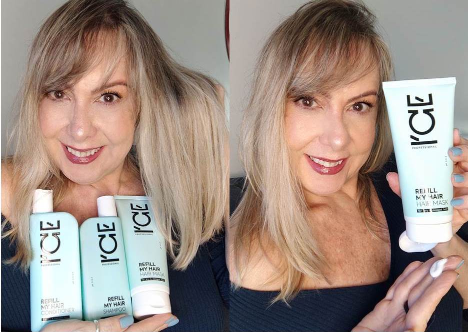 resultado linha refill hair ice professional