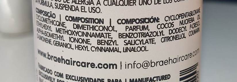 composição Braé Sérum Plume Sensation Divine