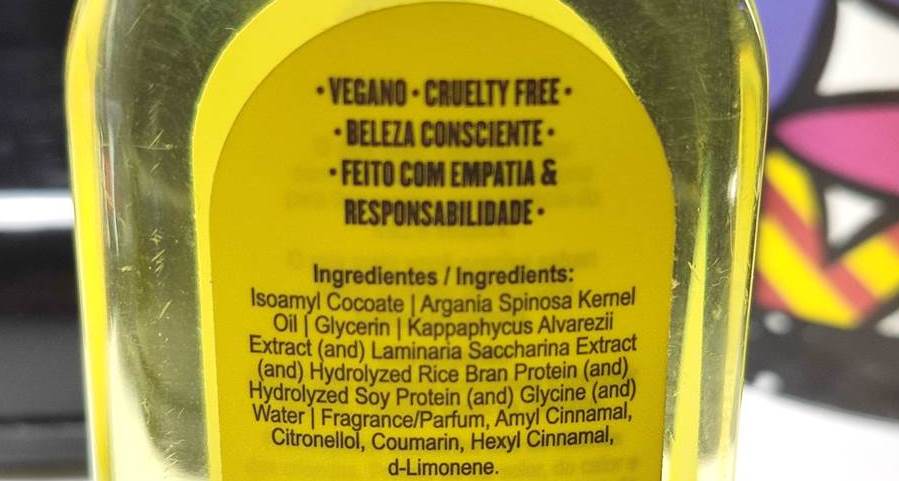 COMPOSIÇÃO Argan Oil Lola Cosmetics