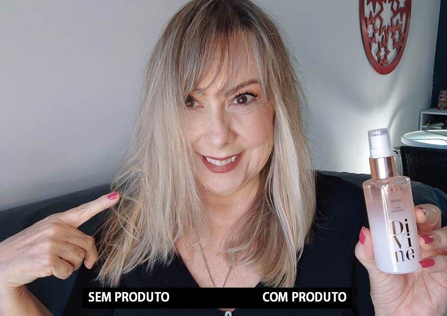 antes e depois Braé Sérum Plume Sensation Divine