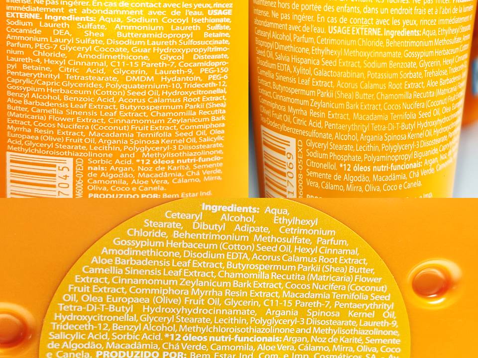 composição Amend Solar Defense Antidanos