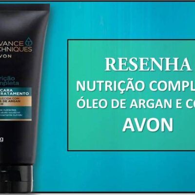 AVON MÁSCARA ÓLEO ARGAN E COCO