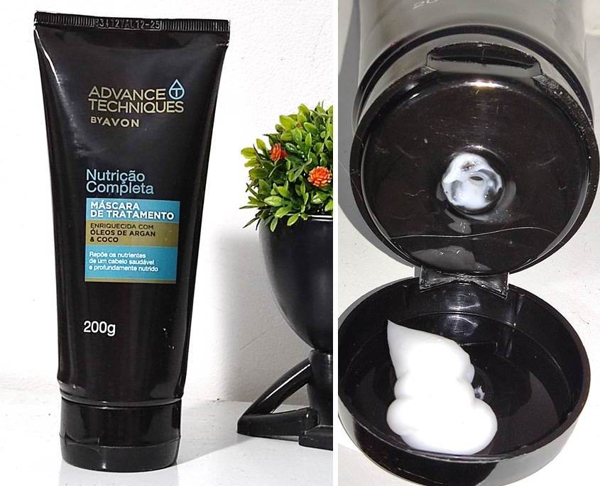 Avon Máscara Óleo Argan e Coco Advance Techniques.