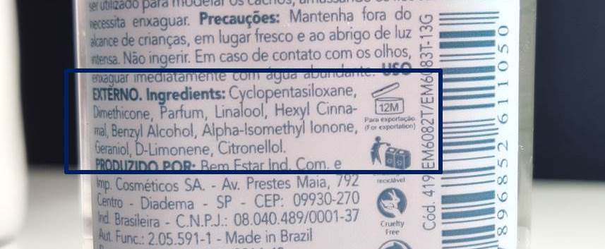 composição Amend Gold Black Reparador de Pontas.