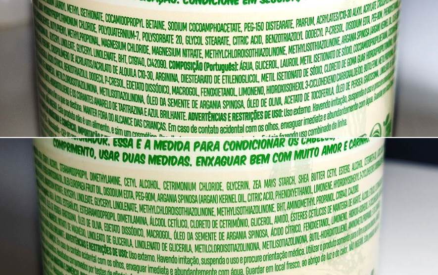 COMPOSIÇÃO Yamy Abacate Nutrição Power.