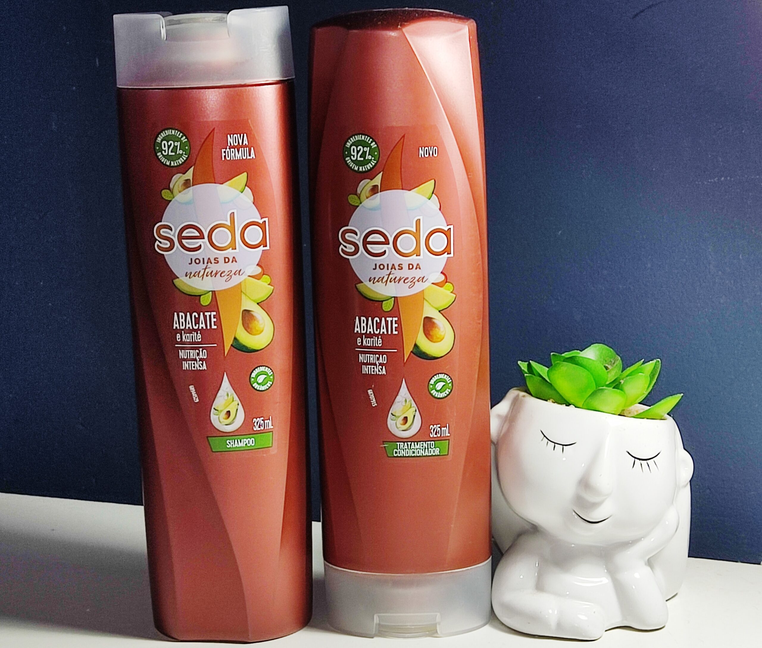resenha Shampoo e Condicionador Seda Abacate e karité.