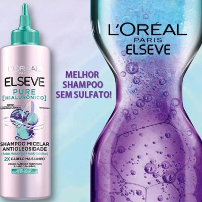 SHAMPOO MICELAR ELSEVE PURE HIALURÔNICO