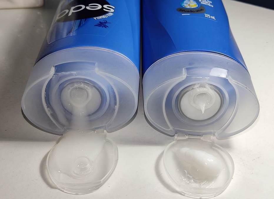 Shampoo e Condicionador Seda Liso Extremo.