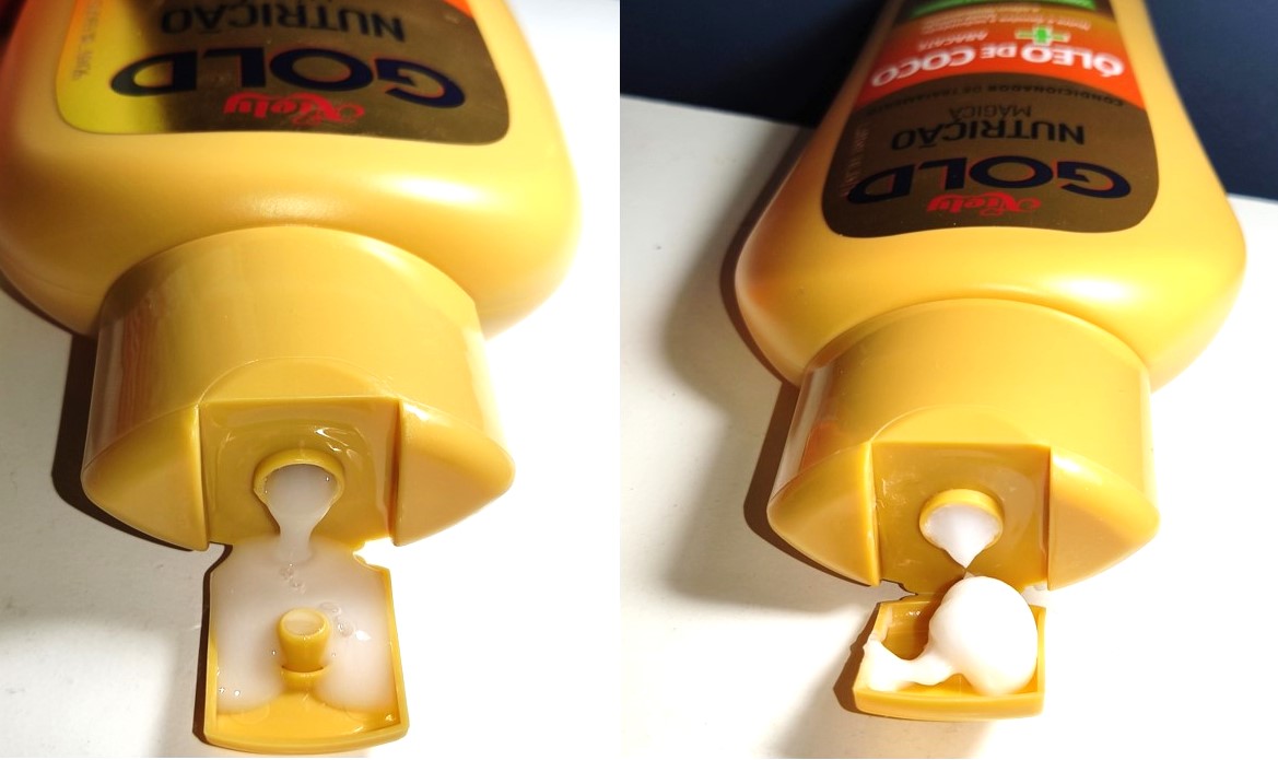 Shampoo e condicionador Nutrição Mágica Niely Gold. 